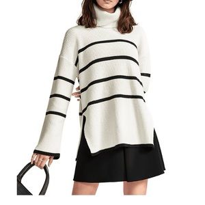 Riani striped roll neck jumper sweater. 🤍